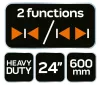 NEO TOOLS Autómata gyorsszorító, 135kg, 24"/600mm, 2 funkciós 45-503