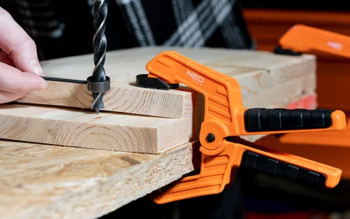 NEO TOOLS Rugós szorítócsipesz, extra erős, 4"/100mm 45-523