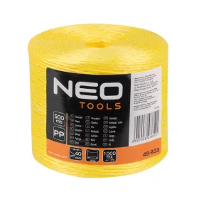 NEO TOOLS Polipropilén, PP, zsinór, 500m 49-933
