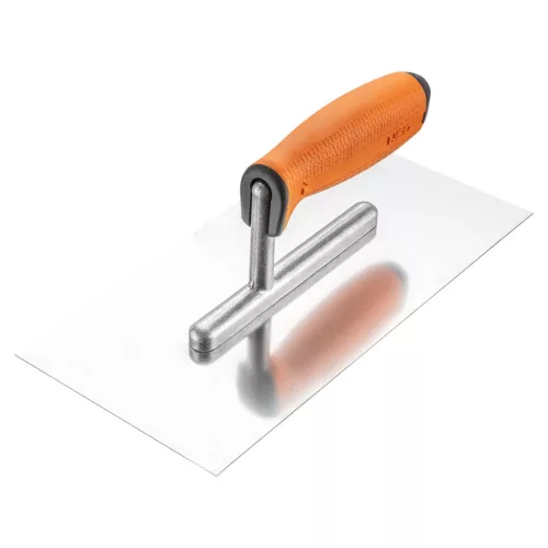 NEO TOOLS Acél simító, rozsdamentes, 270x128mm, kétkomponensű markolat 50-166