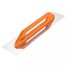   NEO TOOLS Acél simító, rozsdamentes, 580x128mm, fa markolat 50-191