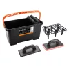 NEO TOOLS Burkolókészlet, csempéző: 24L vödör ráccsal, görgővel, gumi és puha szivacsos simítóval 50-254