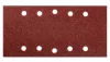 GRAPHITE Csiszolópapír tépőzáras 115 x 230mm, K60, lyukas, 5db 54H002