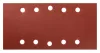 GRAPHITE Csiszolópapír tépőzáras 115 x 230mm, K180, lyukas, 5db 54H006