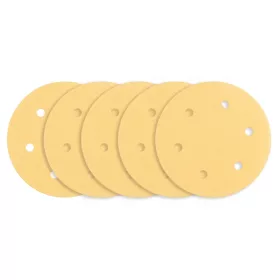   GRAPHITE Tépőzáras csiszolópapír 225mm, K120, 5db, 6 lyukakkal az 59G264, 59G265 csiszológéphez. 54H030