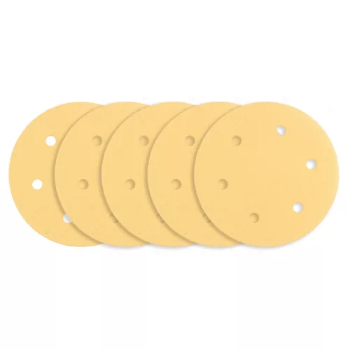 GRAPHITE Tépőzáras csiszolópapír 225mm, K120, 5db, 6 lyukakkal az 59G264, 59G265 csiszológéphez. 54H030