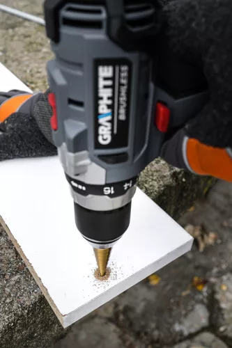 GRAPHITE Lépcsős fúró készlet, 3db-os, HSS-titán, 4-12mm, 4-20mm, 4-32mm 54T300