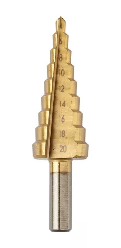 GRAPHITE Lépcsős fúró készlet, 3db-os, HSS-titán, 4-12mm, 4-20mm, 4-32mm 54T300
