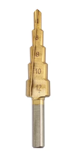 GRAPHITE Lépcsős fúró készlet, 3db-os, HSS-titán, 4-12mm, 4-20mm, 4-32mm 54T300