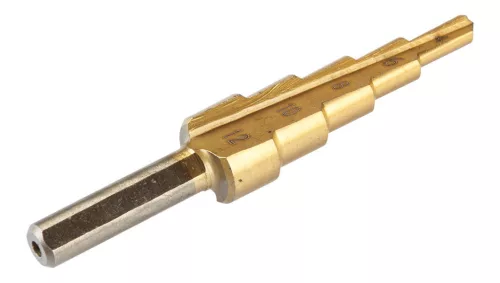 GRAPHITE Speciális fúrókészlet, maró, süllyesztő, lépcsős, kúpos 4db-os, HSS-Titán 54T301
