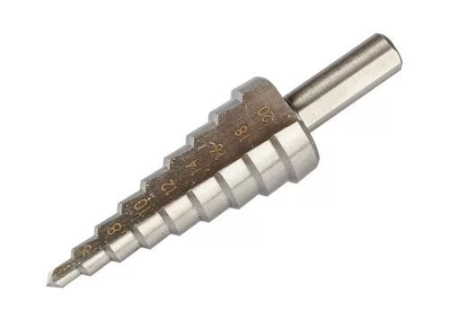 GRAPHITE Lépcsős fúró, HSS, 4-20mm 54T303
