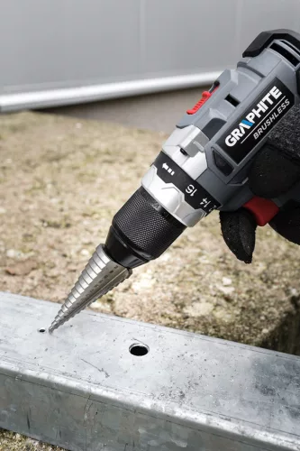 GRAPHITE Lépcsős fúró, HSS, 4-32mm 54T304
