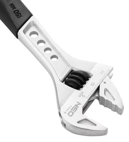 NEO TOOLS Állítható villáskulcs, csavarkulcs 150mm, 0-24mm 25 év garanciával 03-010