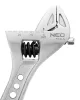 NEO TOOLS Állítható villáskulcs, csavarkulcs 200mm, 0-29mm 25 év garanciával 03-011