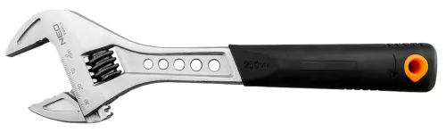 NEO TOOLS Állítható villáskulcs, csavarkulcs 250mm, 0-33mm 25 év garanciával 03-012