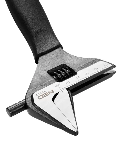 NEO TOOLS Állítható villáskulcs, csavarkulcs 250mm, 0-50mm 25 év garanciával 03-016
