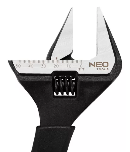 NEO TOOLS Állítható villáskulcs, csavarkulcs 250mm, 0-50mm 25 év garanciával 03-016