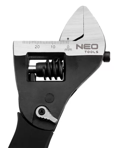 NEO TOOLS Állítható villáskulcs, csavarkulcs racsnis 200mm 25 év garanciával 03-017