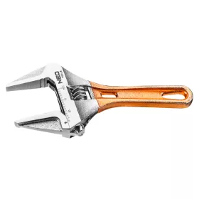   NEO TOOLS Állítható villáskulcs, csavarkulcs rövid, 118mm, 0-28mm 25 év garanciával 03-019