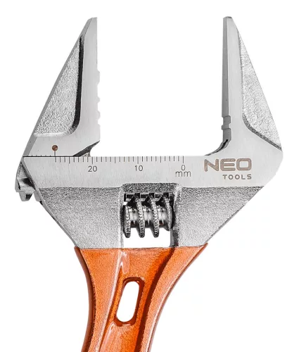 NEO TOOLS Állítható villáskulcs, csavarkulcs rövid, 118mm, 0-28mm 25 év garanciával 03-019
