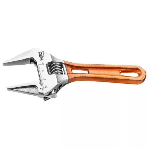 NEO TOOLS Állítható villáskulcs, csavarkulcs rövid, 139mm, 0-32mm 25 év garanciával 03-020