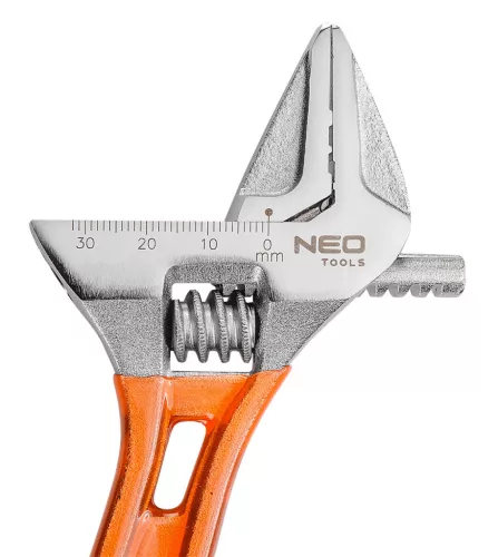 NEO TOOLS Állítható villáskulcs, csavarkulcs rövid, 139mm, 0-32mm 25 év garanciával 03-020