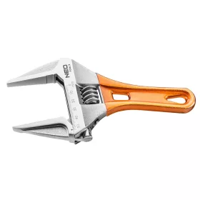   NEO TOOLS Állítható villáskulcs, csavarkulcs rövid, 185mm, 0-53mm 25 év garanciával 03-022