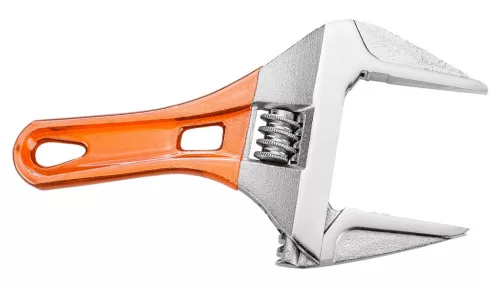 NEO TOOLS Állítható villáskulcs, csavarkulcs rövid, 185mm, 0-53mm 25 év garanciával 03-022