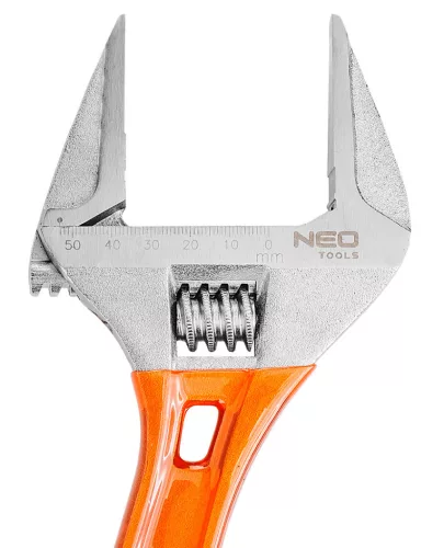 NEO TOOLS Állítható villáskulcs, csavarkulcs 306mm, 0-53mm 25 év garanciával 03-026