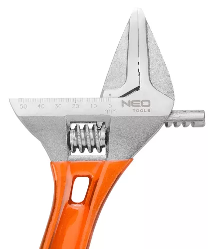 NEO TOOLS Állítható villáskulcs, csavarkulcs 306mm, 0-53mm 25 év garanciával 03-026