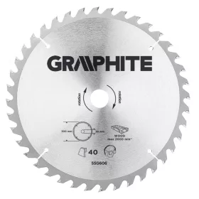   GRAPHITE Körfűrészlap keményfém fogakkal, 300x30mm, 40 fog 55H606