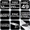 NEO TOOLS Laminált burkolat vágó, vágásszélesség:210mm, vágásvastagság: 12mm 56-010