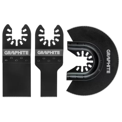 GRAPHITE Vágó lapok fához multifunkciós géphez 3db 56H070
