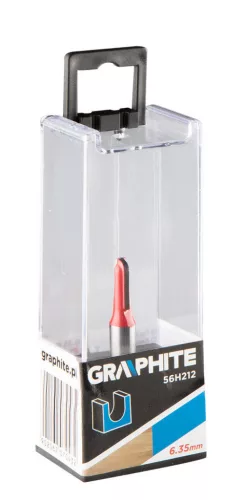 GRAPHITE Felsőmaró kés, U-horonymaró 6.35 x 15.5mm, 8mm 56H212