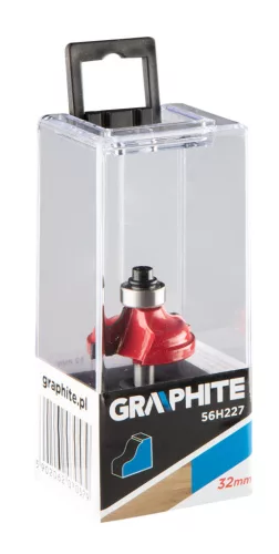 GRAPHITE Felsőmaró kés, profilmaró 32 x 12.9mm, 6mm 56H227