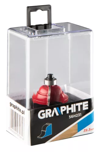 GRAPHITE Felsőmaró kés profilmaró 39.3 x 15.9mm, 8mm 56H231