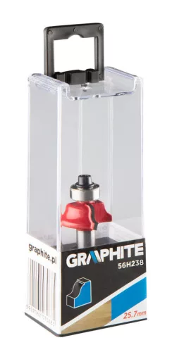 GRAPHITE Felsőmaró kés, profilmaró 26.7 x9.7mm, 8mm 56H238