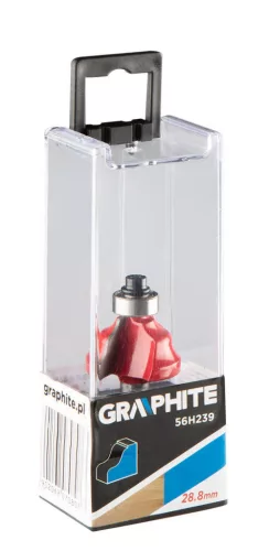 GRAPHITE Felsőmaró kés, profilmaró 28.8 x15.9mm, 8mm 56H239