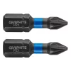 GRAPHITE Torziós ütvecsavarozó bit PZ1x25mm, 2db 56H503