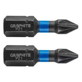 GRAPHITE Torziós ütvecsavarozó bit PZ1x25mm, 2db 56H503