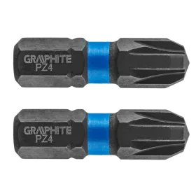 GRAPHITE Torziós ütvecsavarozó bit PZ4x25mm, 2db 56H506