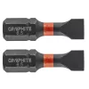 GRAPHITE Torziós ütvecsavarozó bit SL6.5x25mm, 2db 56H511