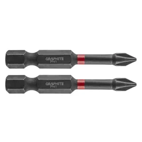 GRAPHITE Torziós ütvecsavarozó bit PH1x50mm, 2db 56H518