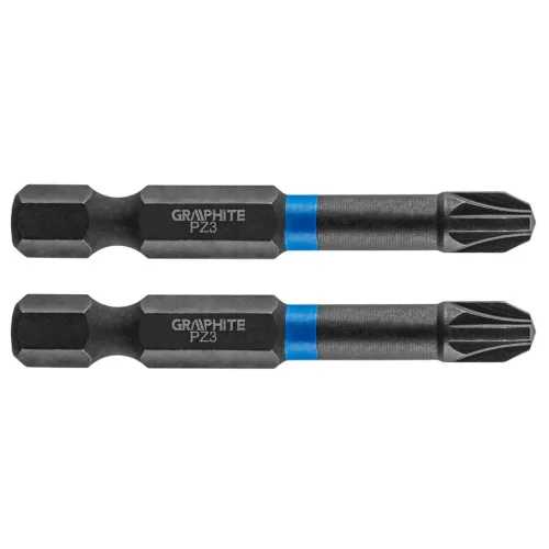GRAPHITE Torziós ütvecsavarozó bit PZ3x50mm, 2db 56H523