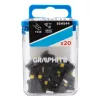 GRAPHITE Torziós ütvecsavarozó bit TX15 x 25mm, 20db 56H544
