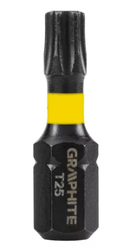 GRAPHITE Torziós ütvecsavarozó bit TX25 x 25mm, 20db 56H546