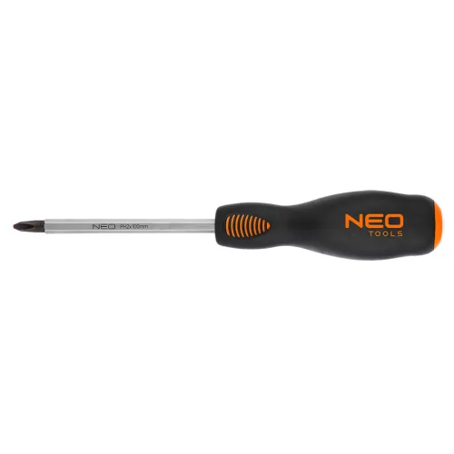 NEO TOOLS Csavarhúzó üthető PH2X100mm 25 év garanciával 04-028