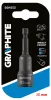 GRAPHITE Csavarbehajtó ütvecsavarozókhoz, hatlapú, mágneses, 13mm 56H553