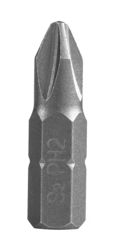 GRAPHITE Csavarhúzó bitkészlet PH2 x 25mm, 100db 56H626