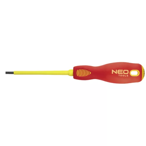 NEO TOOLS Csavarhúzó lapos 3.0X100 1000V szigetelt 25 év garanciával 04-052